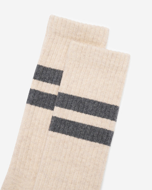 Adult  Heritage Boot Sock / VANILLA CREAM