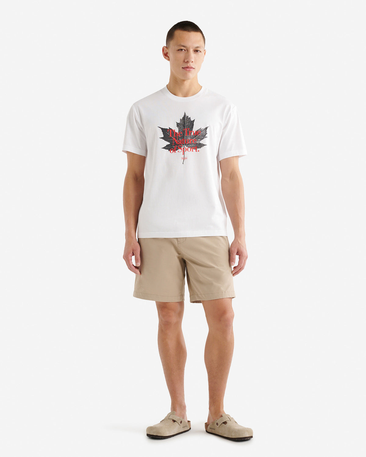 Mens True Nature Of Sport T-Shirt / WHITE
