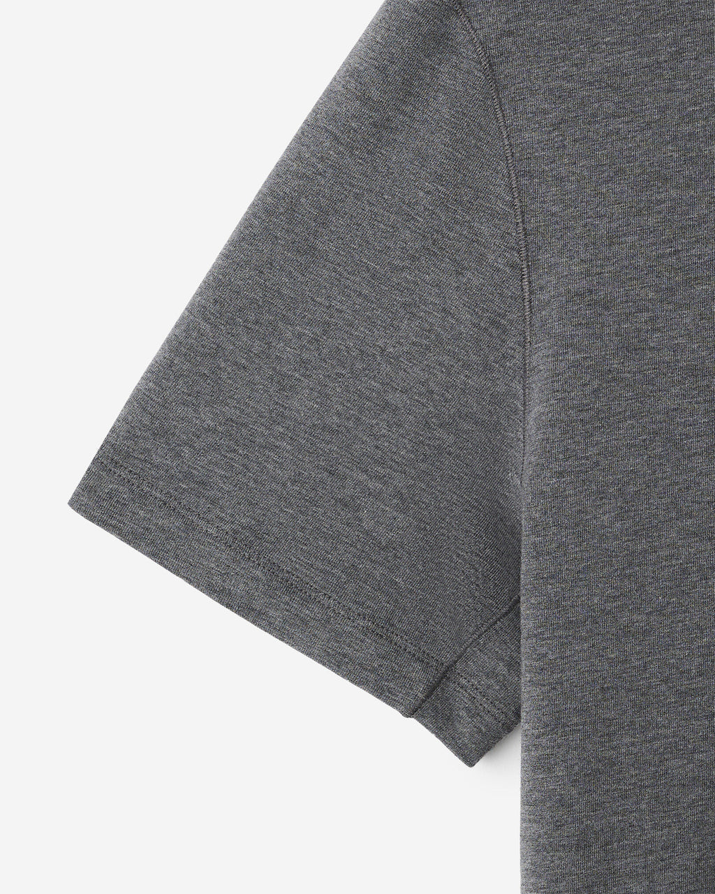 Roam Short Sleeve Top / DARK HEATHER GREY