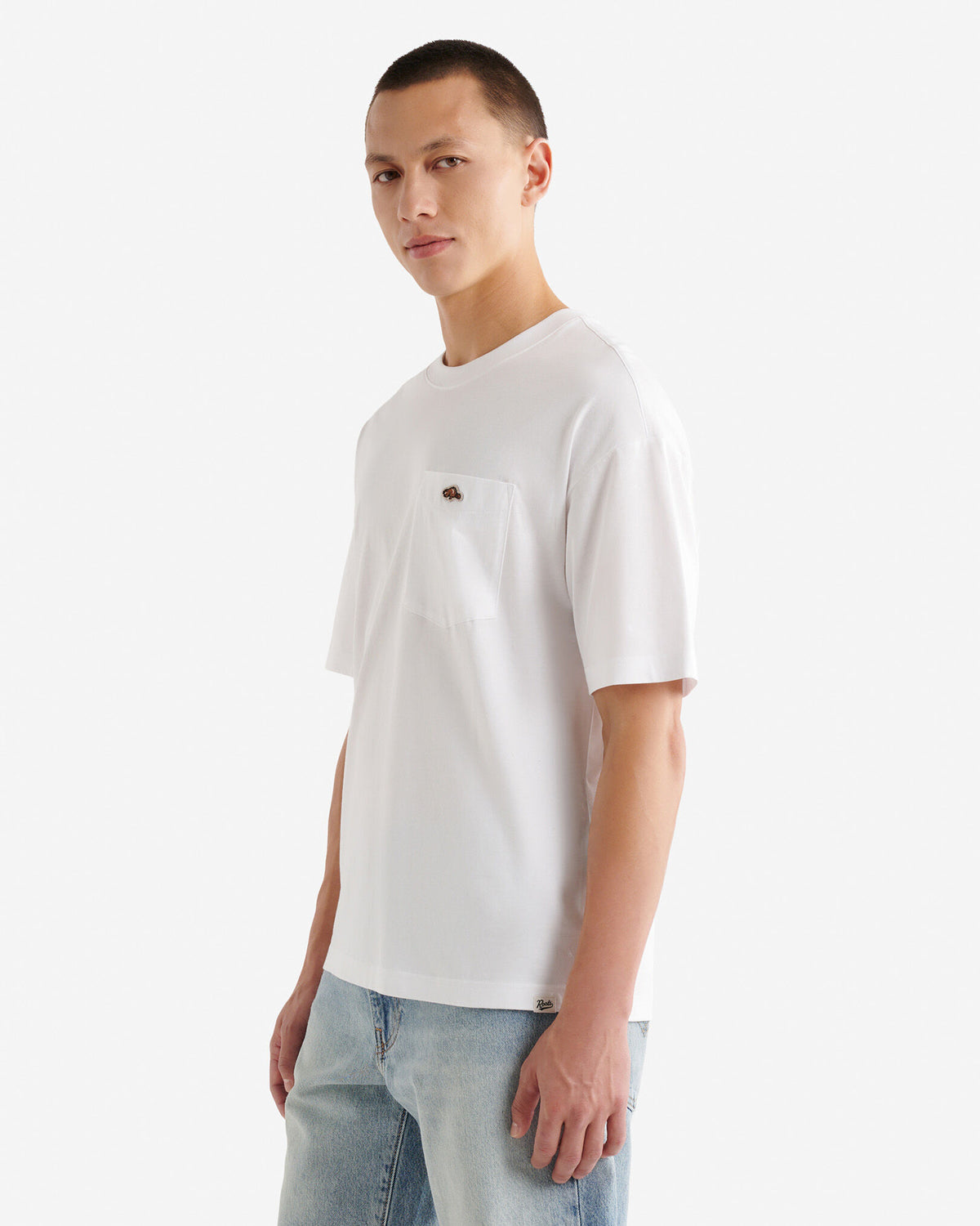 Mens Beavermark T-Shirt / WHITE
