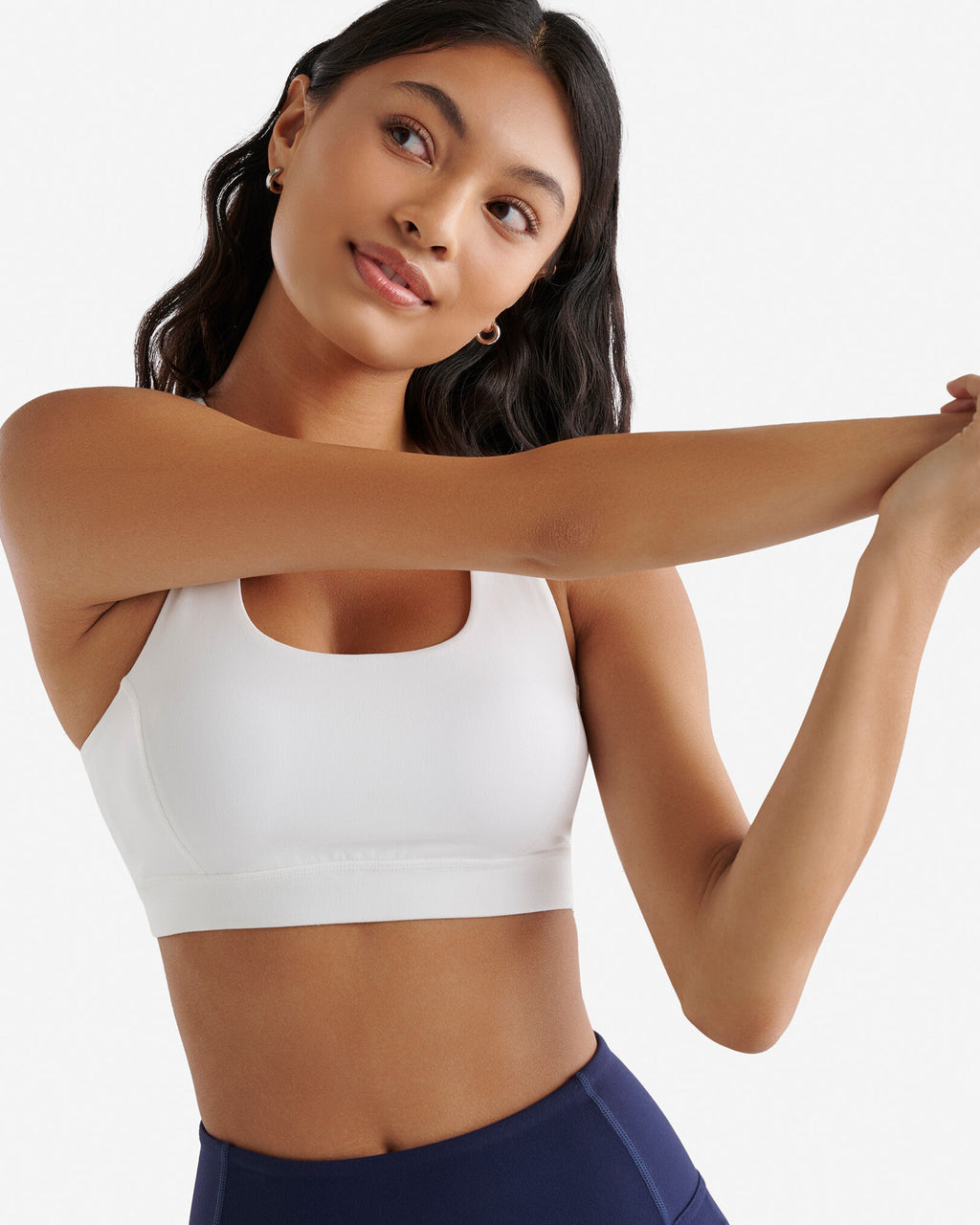 Restore Stretch Sports Bra / WHITE