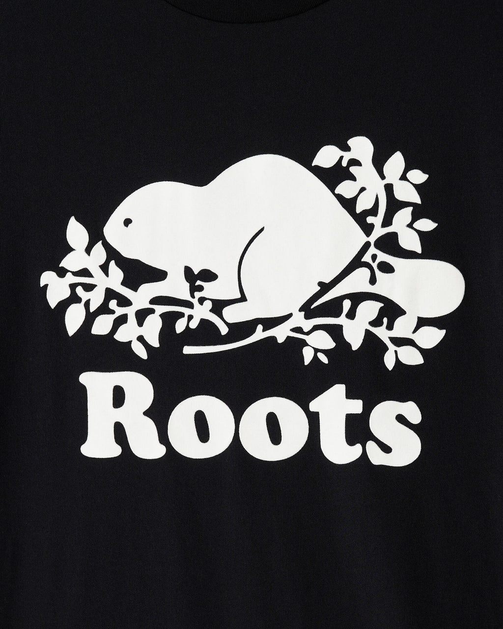 Mens Organic Cooper Beaver T-shirt / BLACK