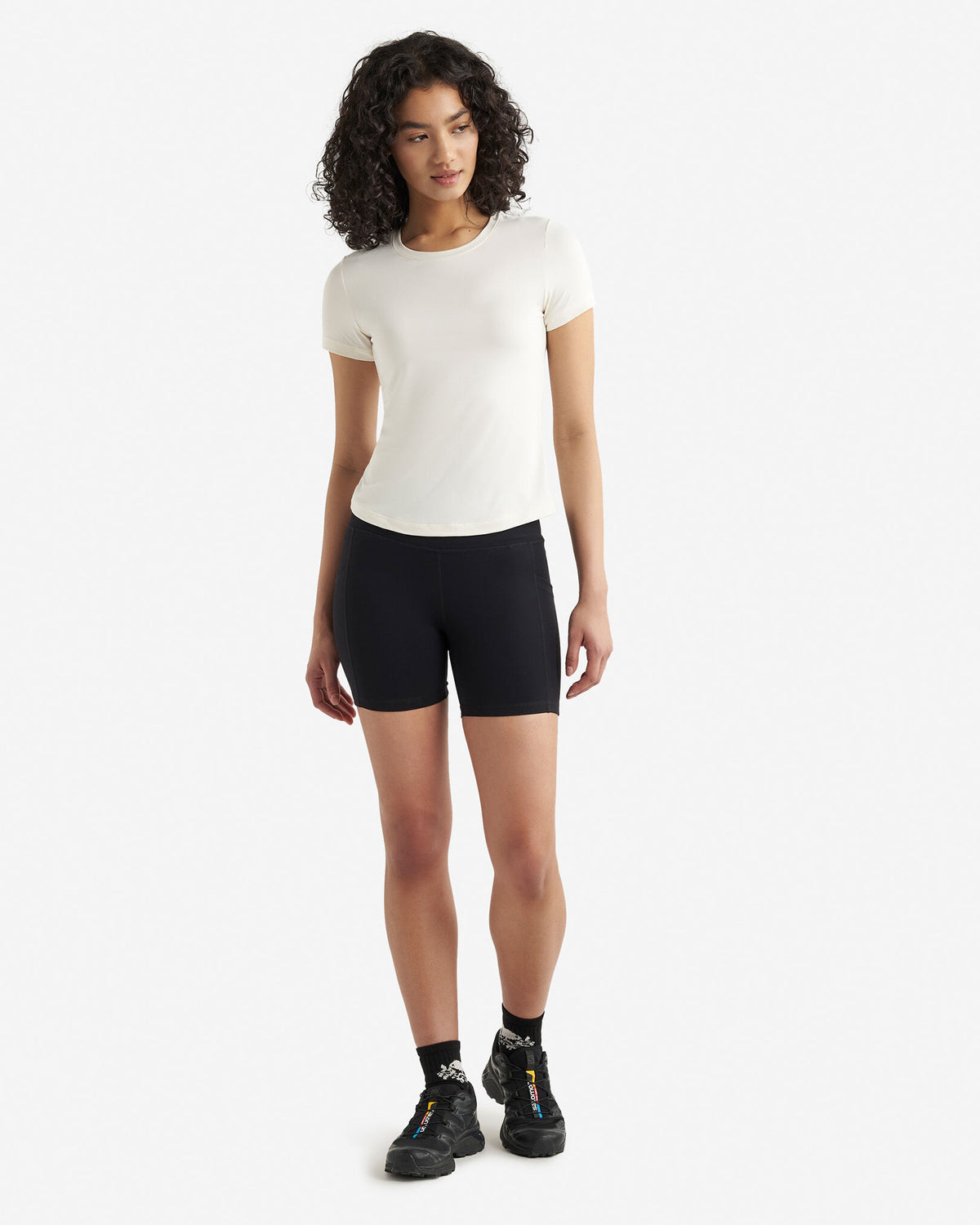 Renew Knit Short Sleeve T-Shirt / EGRET