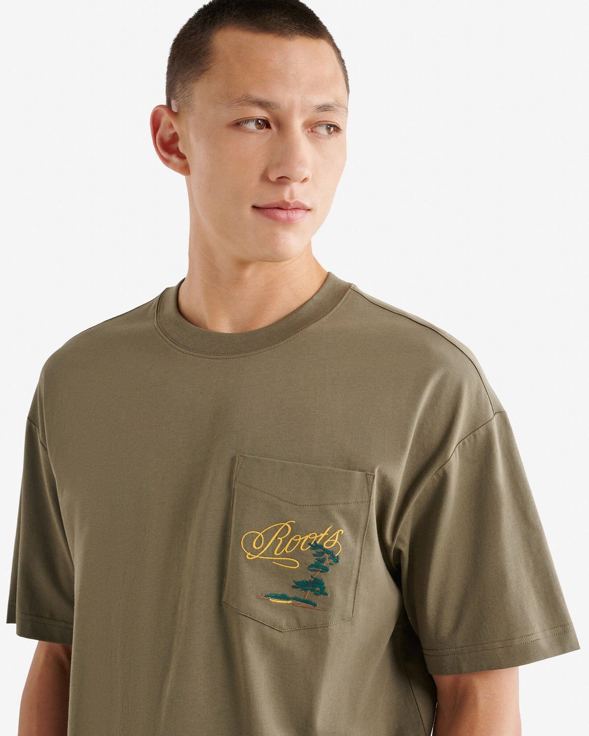 Mens Pocket Trail Relaxed T- Shirt / KALAMATA