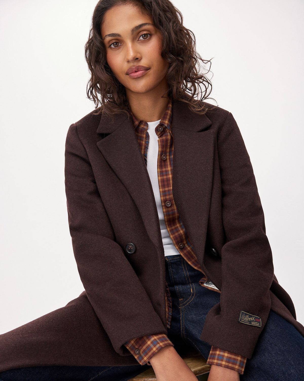 Alma Coat / BLACK COFFEE