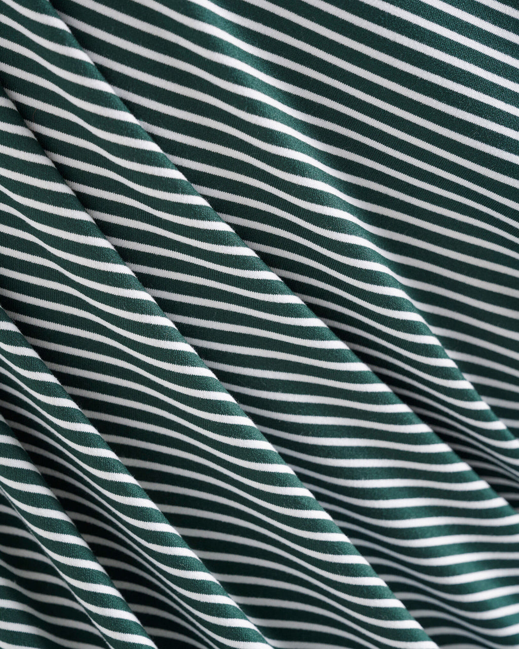 Renew Knit Striped Polo / VARSITY GREEN STRIPE