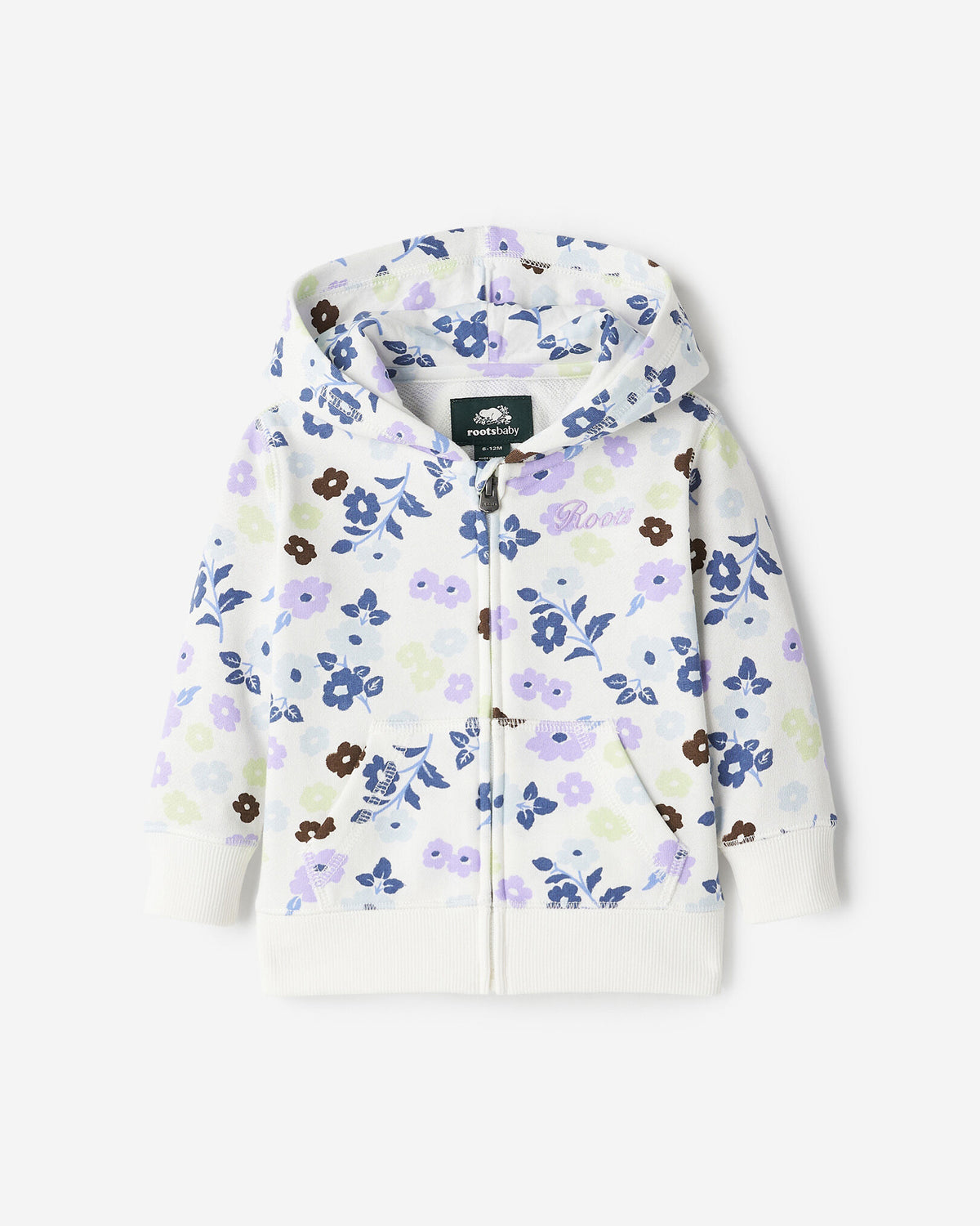 Baby Floral Full Zip Hoodie / MULTI