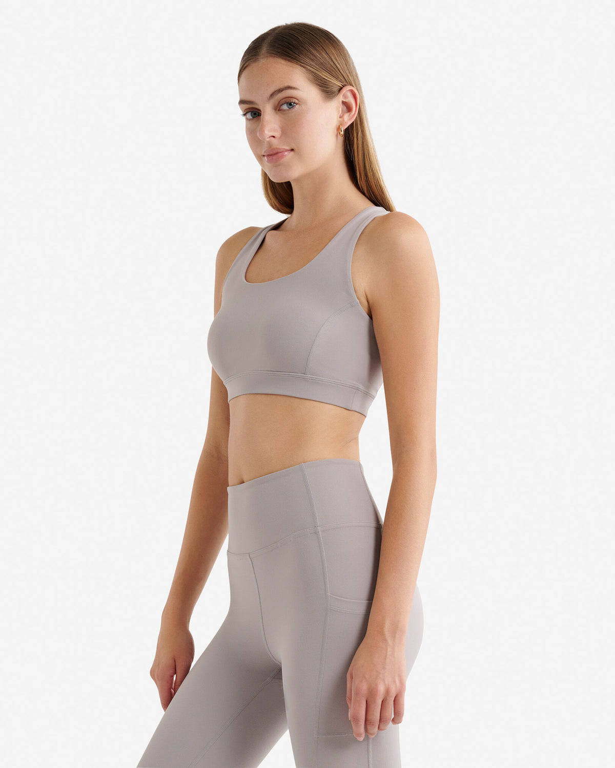 Restore Stretch Sports Bra / GULL GREY