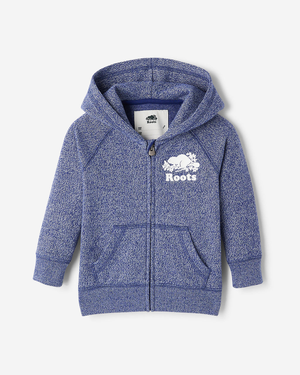 Baby Organic Original Terry Full Zip Hoodie / BEACON BLUE PEPPER