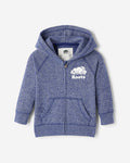 Baby Organic Original Terry Full Zip Hoodie / BEACON BLUE PEPPER