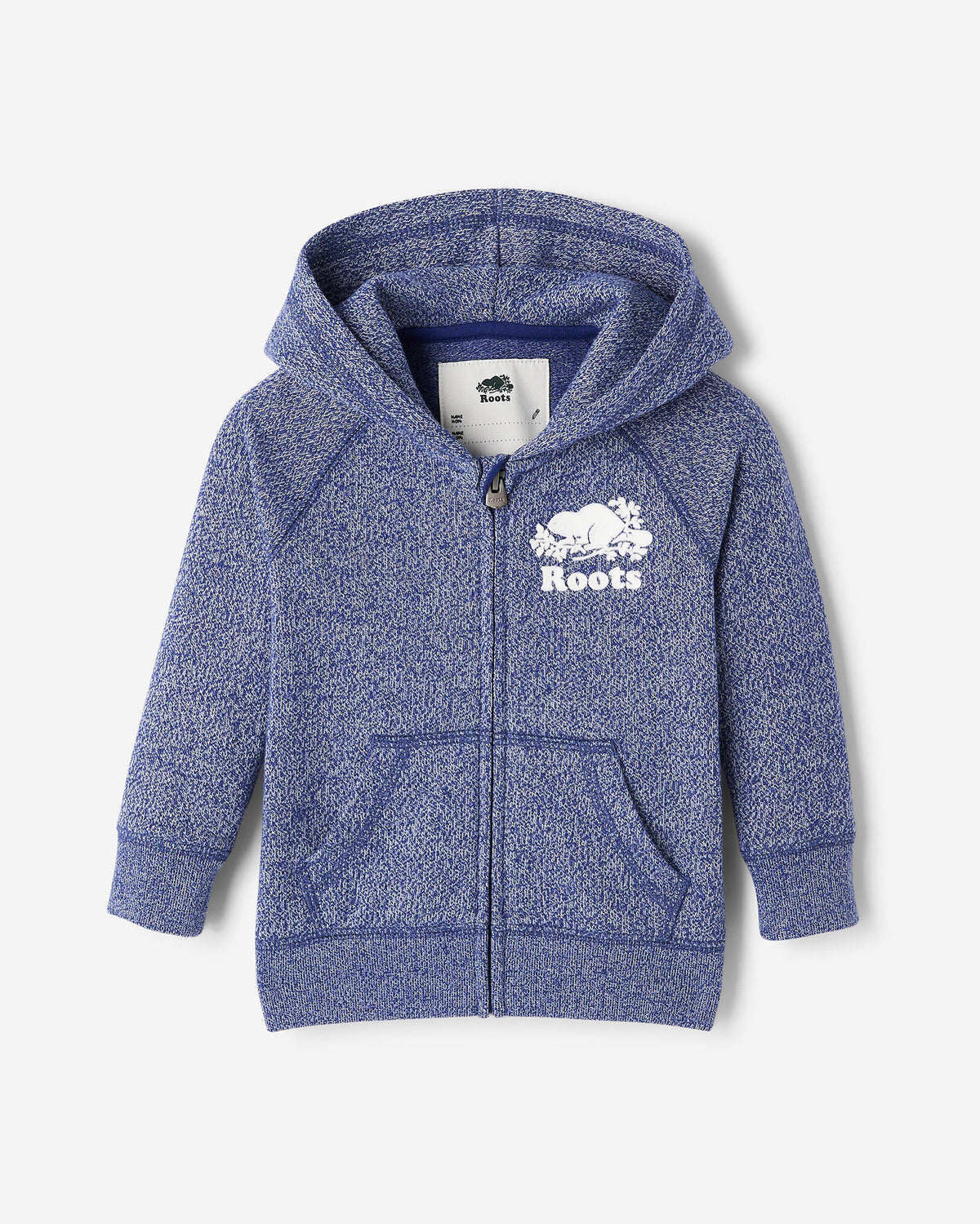 Baby Organic Original Terry Full Zip Hoodie / BEACON BLUE PEPPER