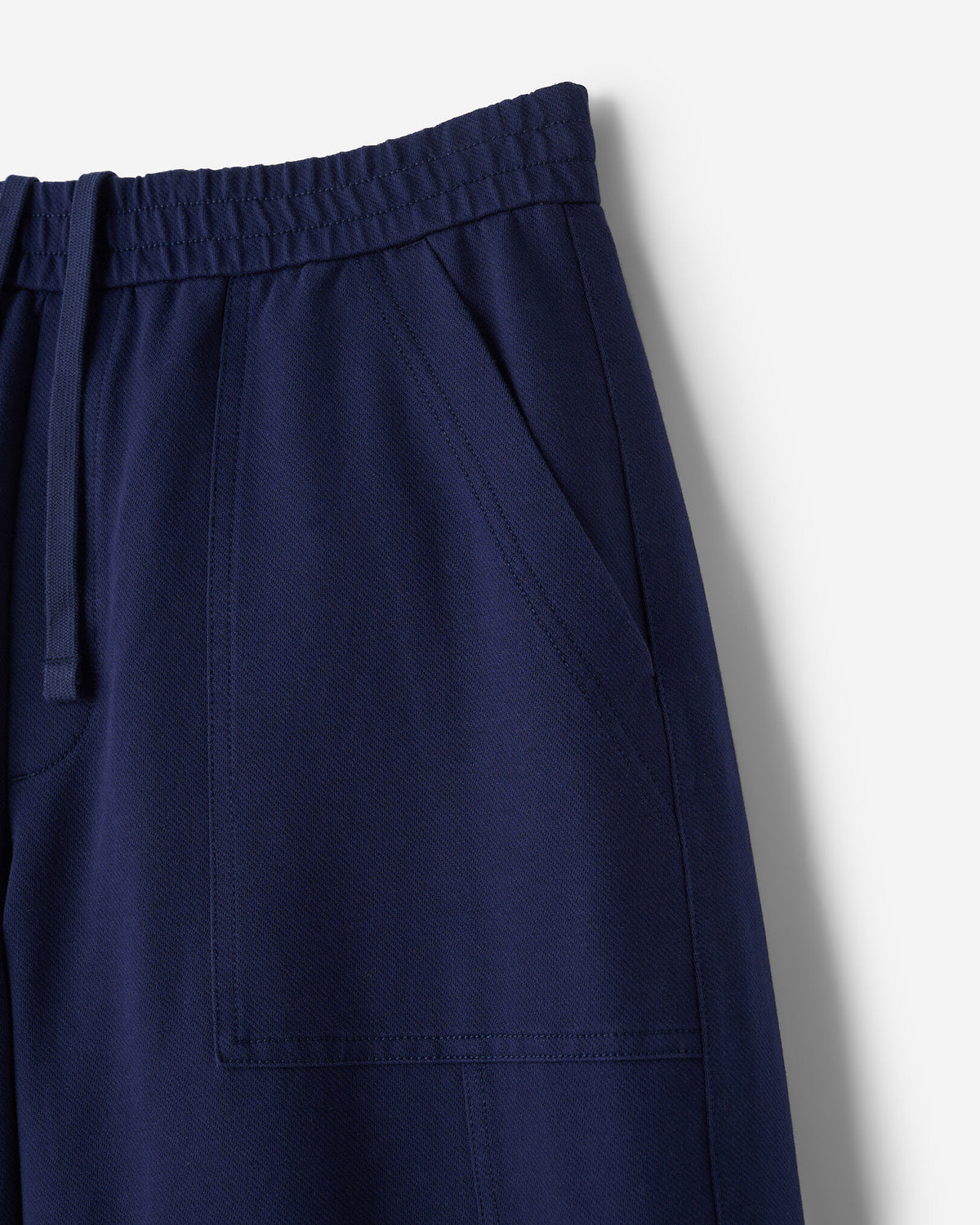 Welland Knit Twill Barrel Pant / INDIGO INK