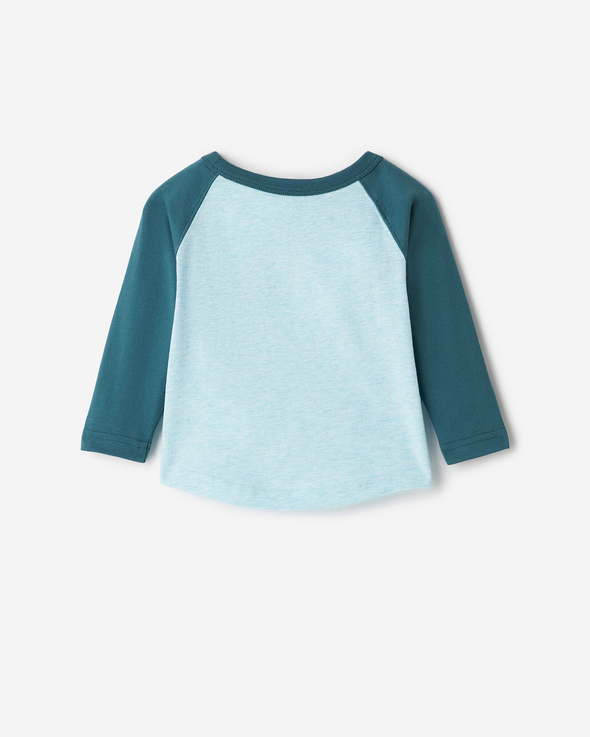 Baby Cooper Baseball Long Sleeve T-Shirt / OCEAN TEAL