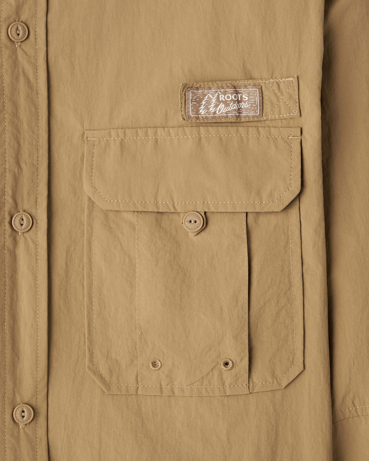 Outdoor Nylon Shirt / SEPIA TAUPE