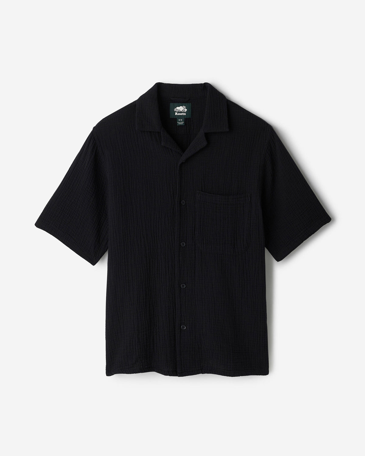 Isla Camp Shirt / BLACK
