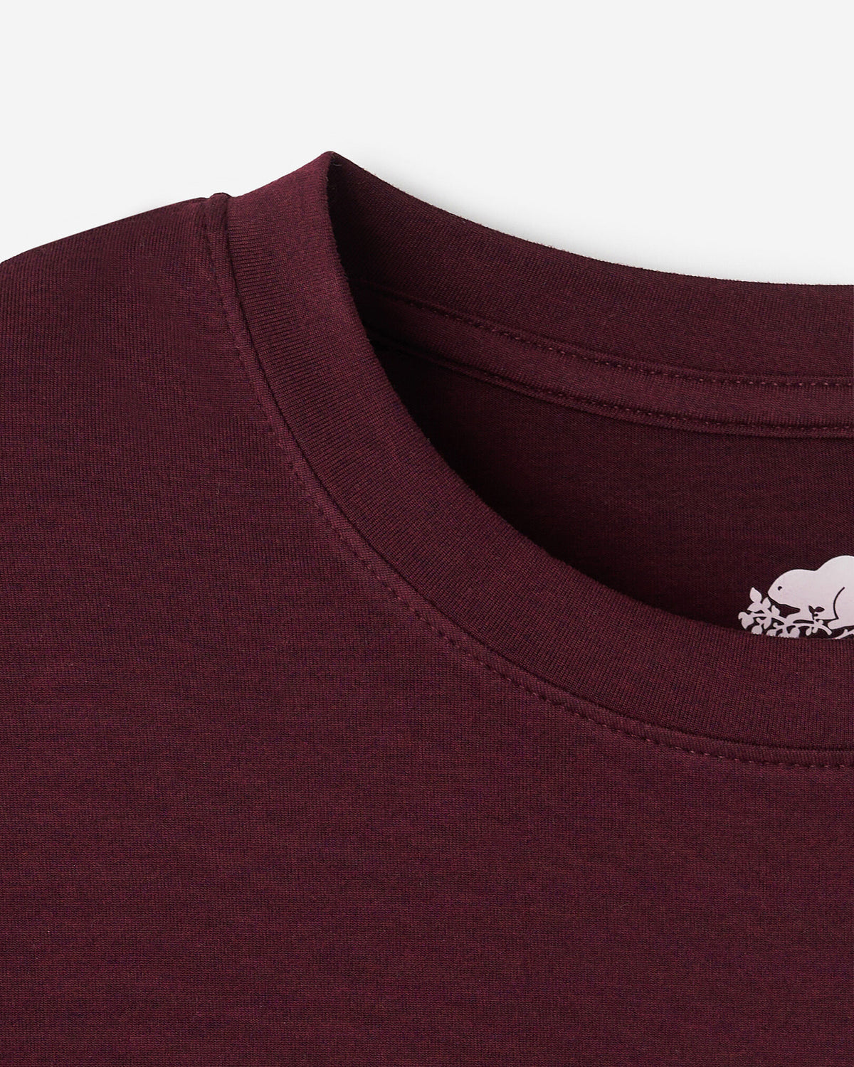 Renew Knit Classic Long Sleeve Top / MAROON FIG MIX