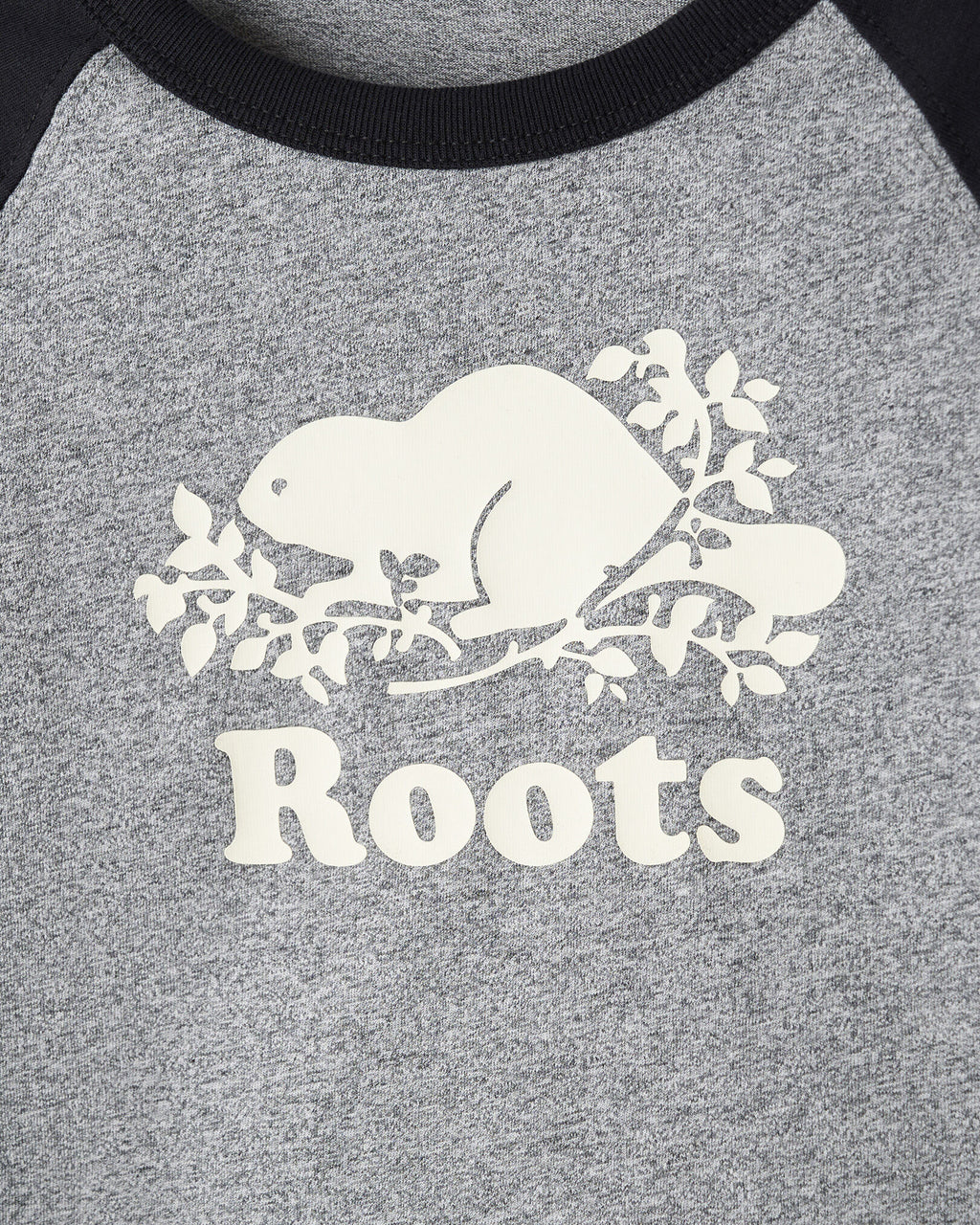 Baby Organic Cooper Baseball T-Shirt / BLACK