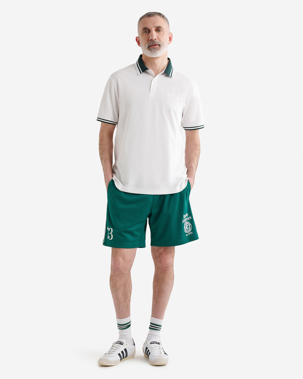 Summer League Active Pique Polo / WHITE