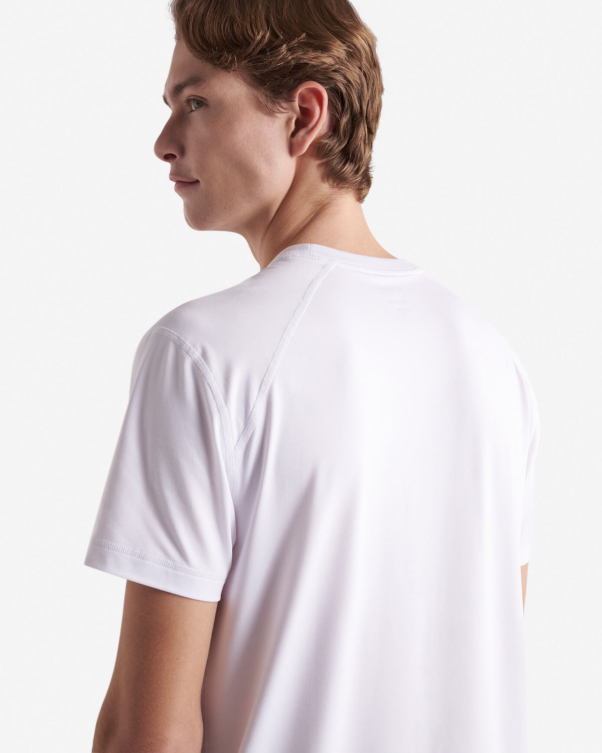 Renew Knit Short Sleeve Top / WHITE