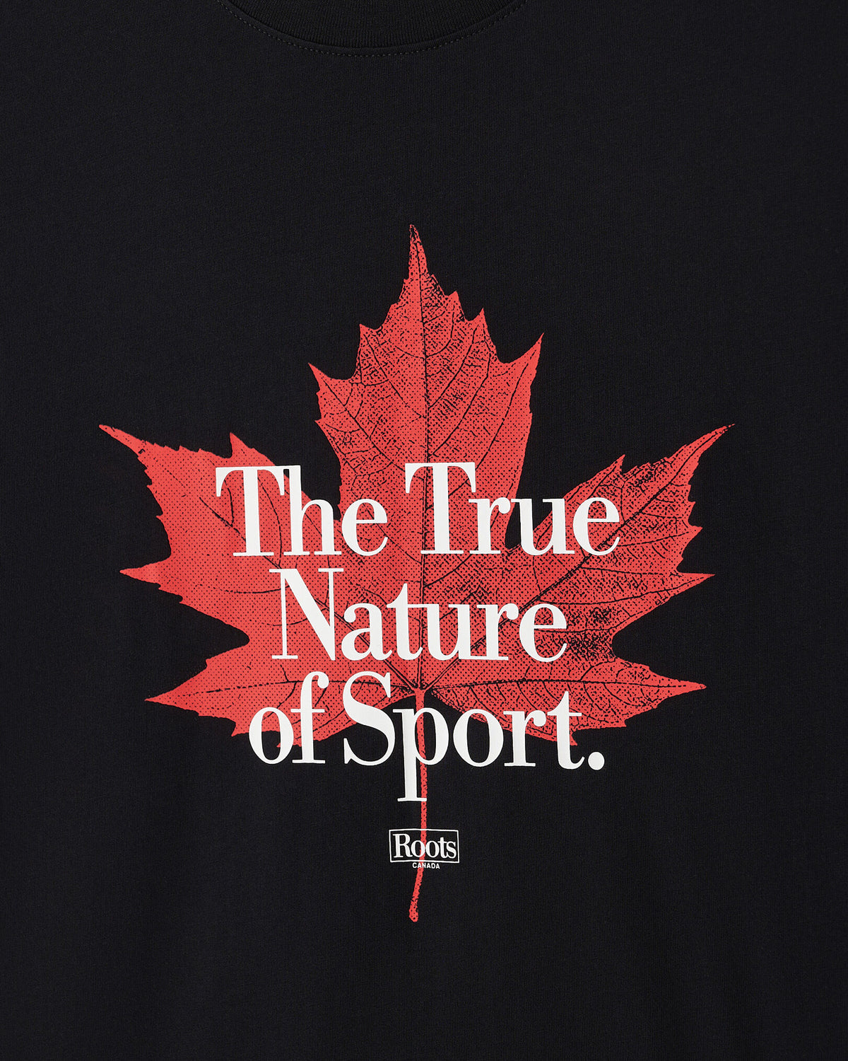 Mens True Nature Of Sport T-Shirt / BLACK