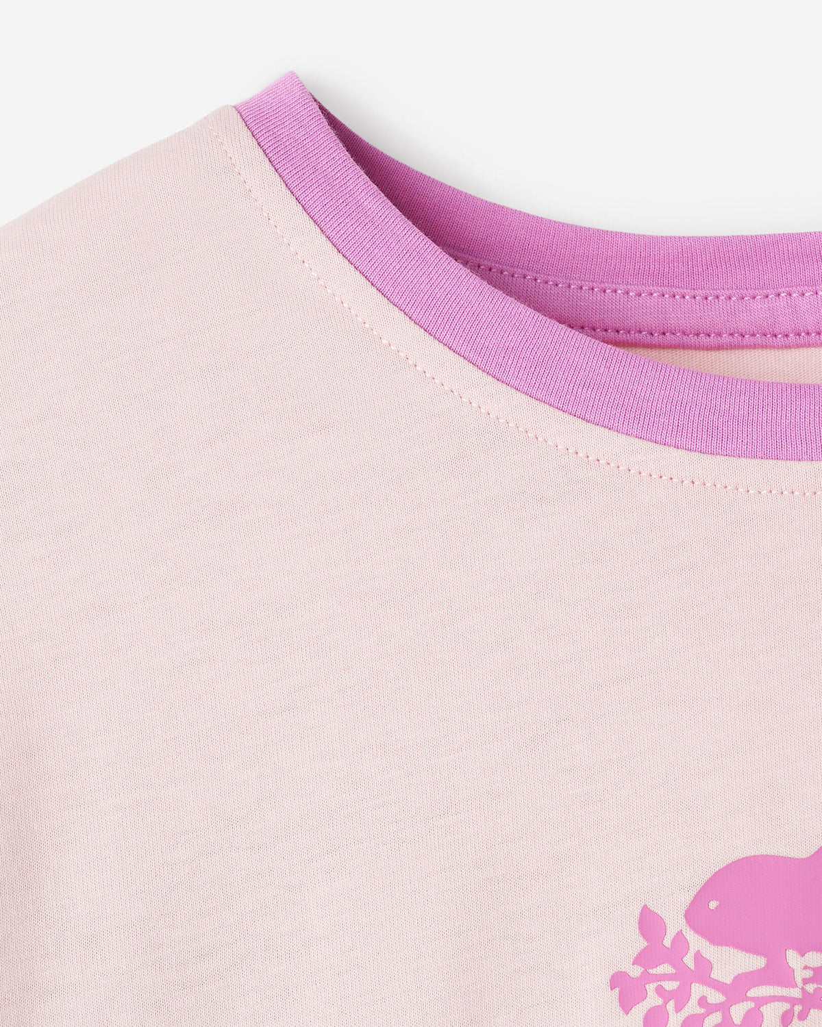 Girls Cooper Pop Relaxed Long Sleeve T-Shirt / BABY PINK