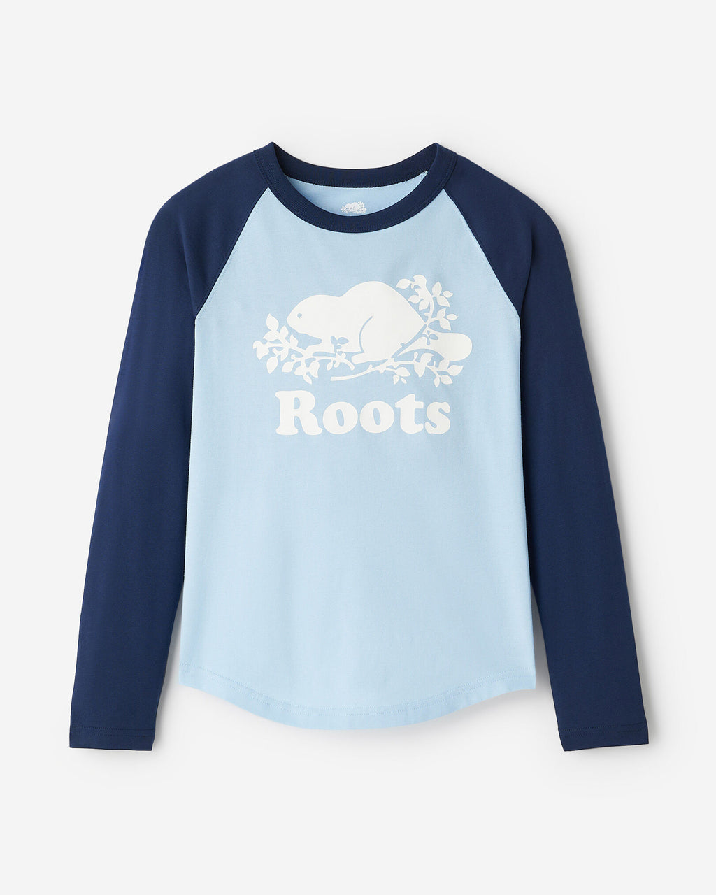 Kids Cooper Baseball Long Sleeve T-Shirt / TRUE NAVY