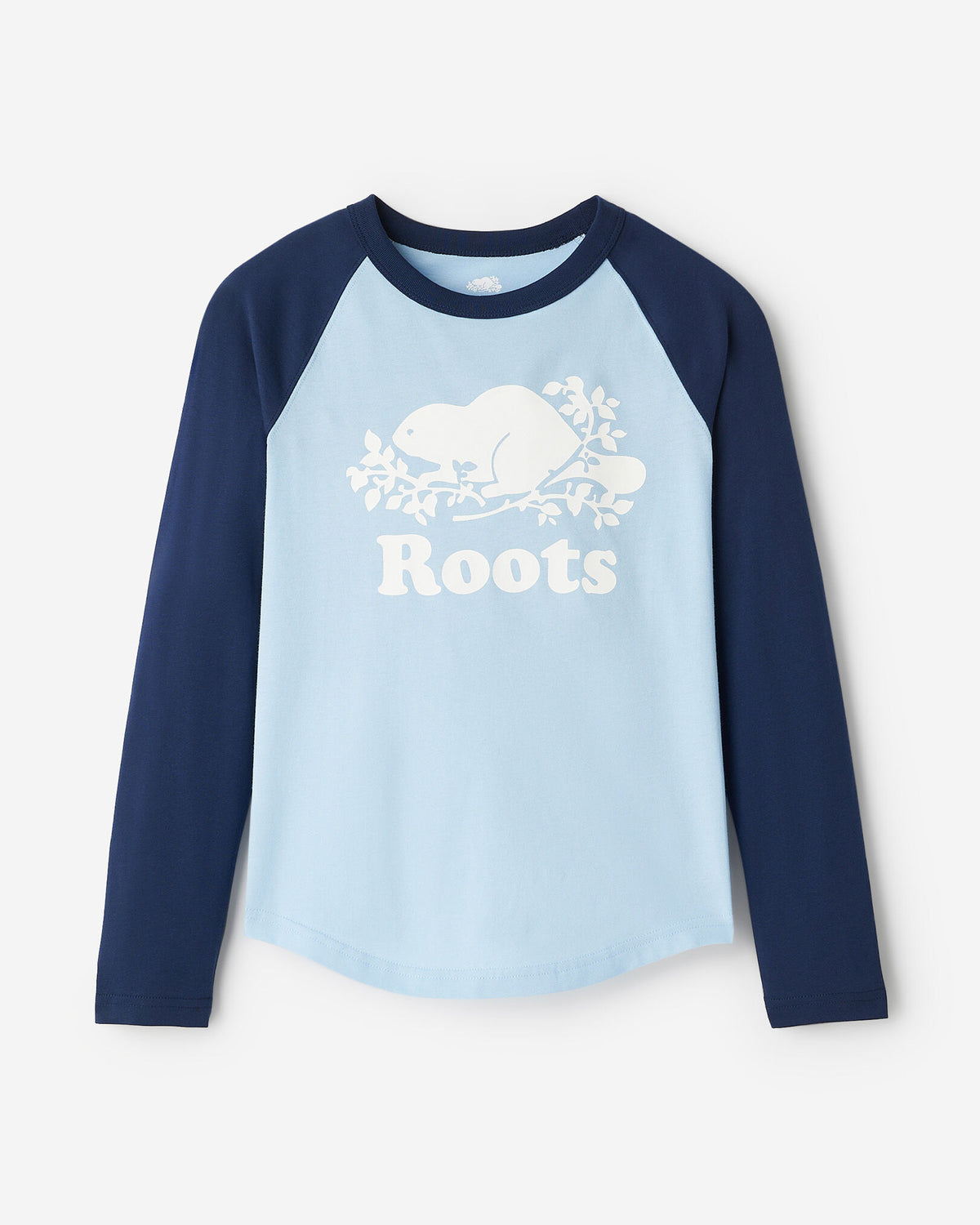 Kids Cooper Baseball Long Sleeve T-Shirt / TRUE NAVY
