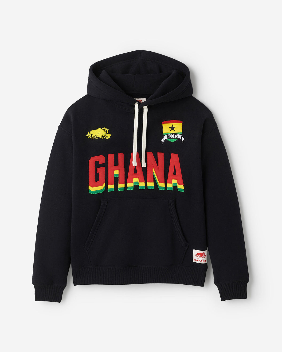 Worldwide Ghana Hoodie / BLACK