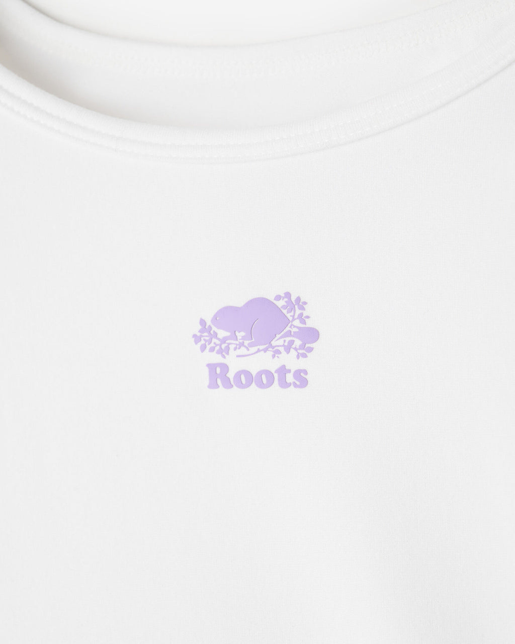 Girls Active Tulip Hem T-Shirt / WHITE
