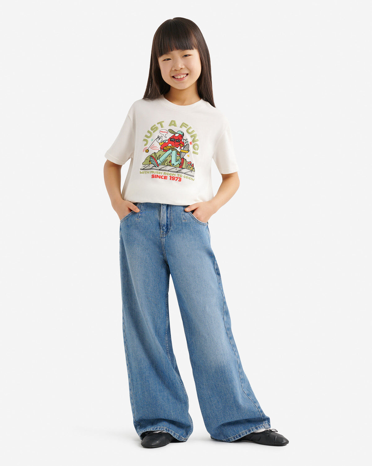 Kids Natural Element T-Shirt / EGRET
