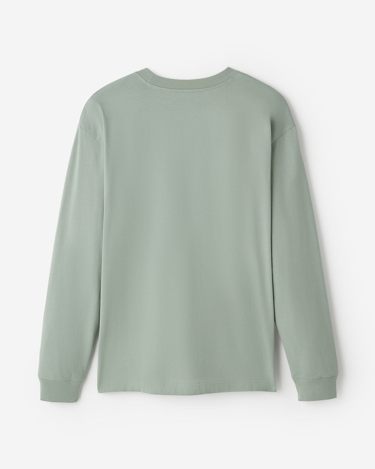 Patchwork Long Sleeve T-Shirt / SLATE GREY