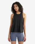 Renew Knit Racer Tank / BLACK