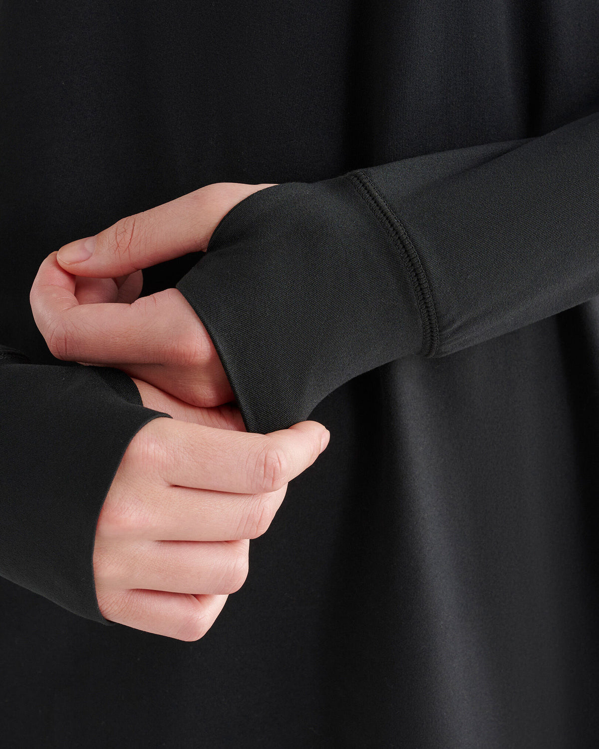 Renew Knit Long Sleeve Top 2.0 / BLACK