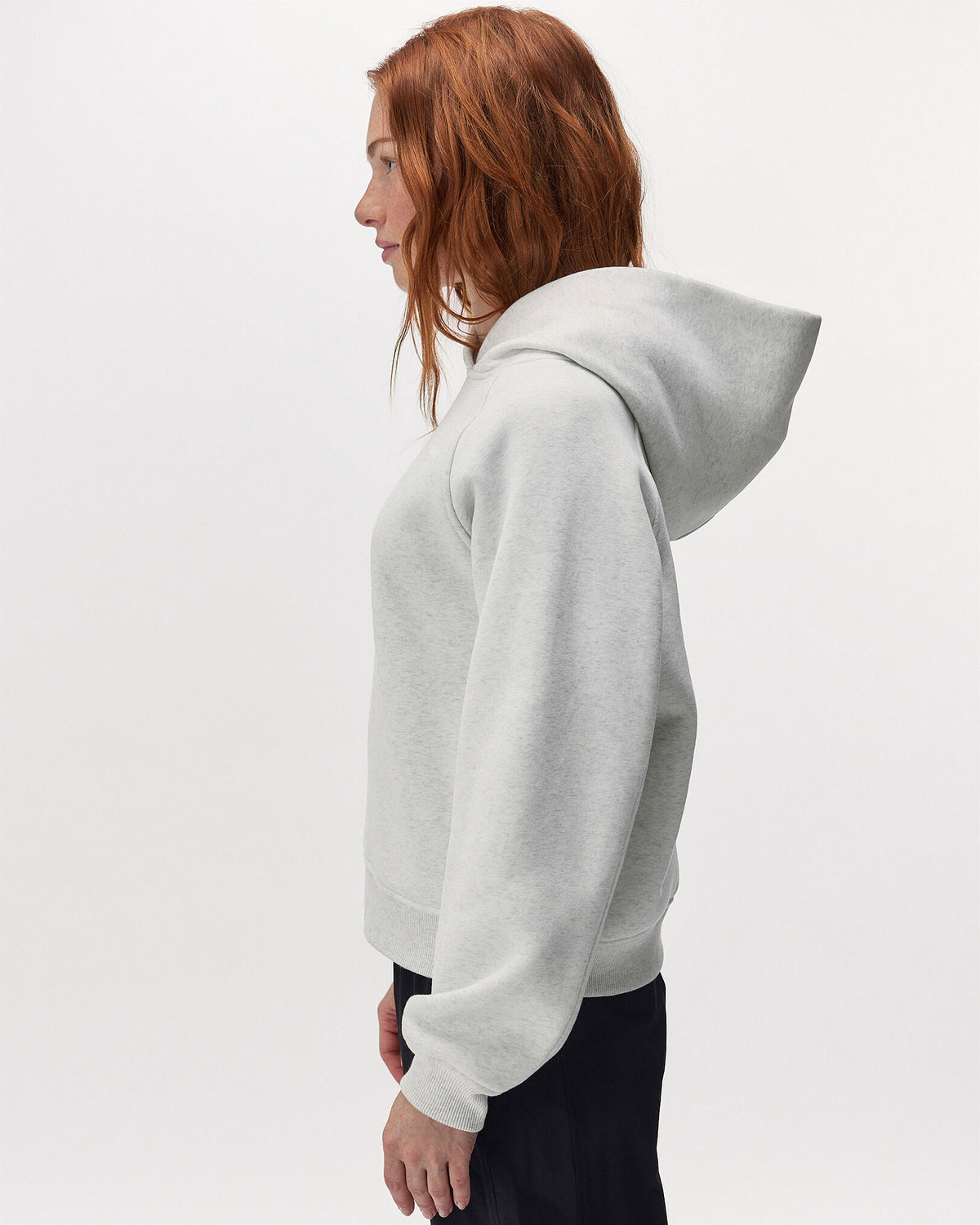 Cloud Raglan Hoodie / WHITE MIX