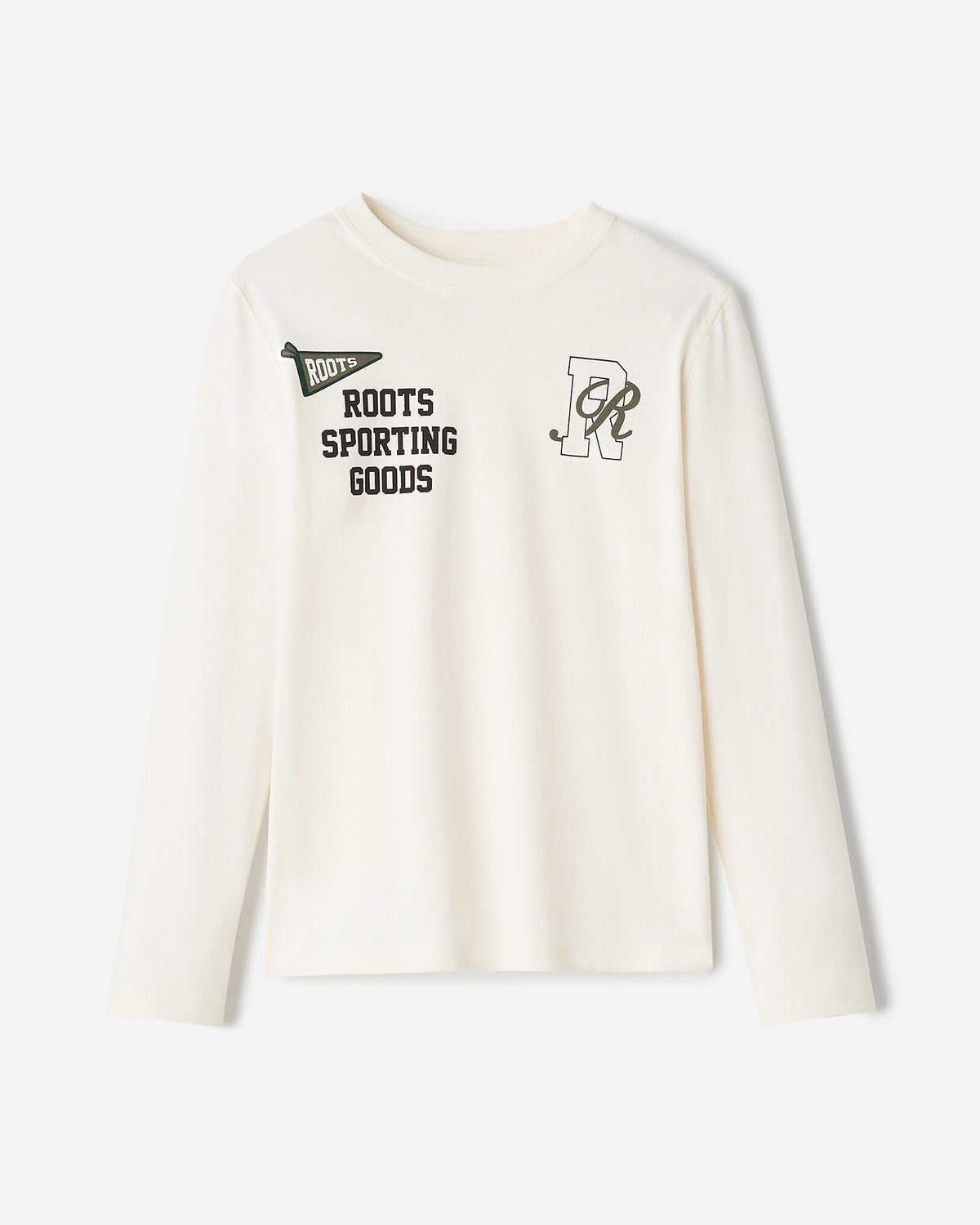 Kids  Academy Long Sleeve T-Shirt / EGRET