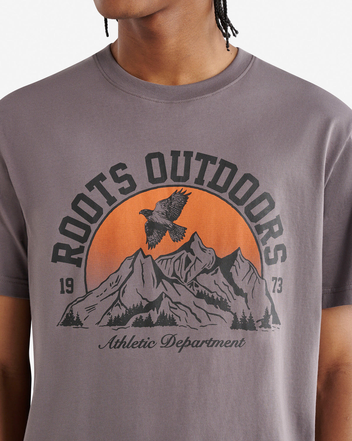 Mens  WildernessT-Shirt / DARK GULL GREY