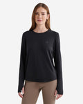 Renew Knit Classic Long Sleeve Top / BLACK