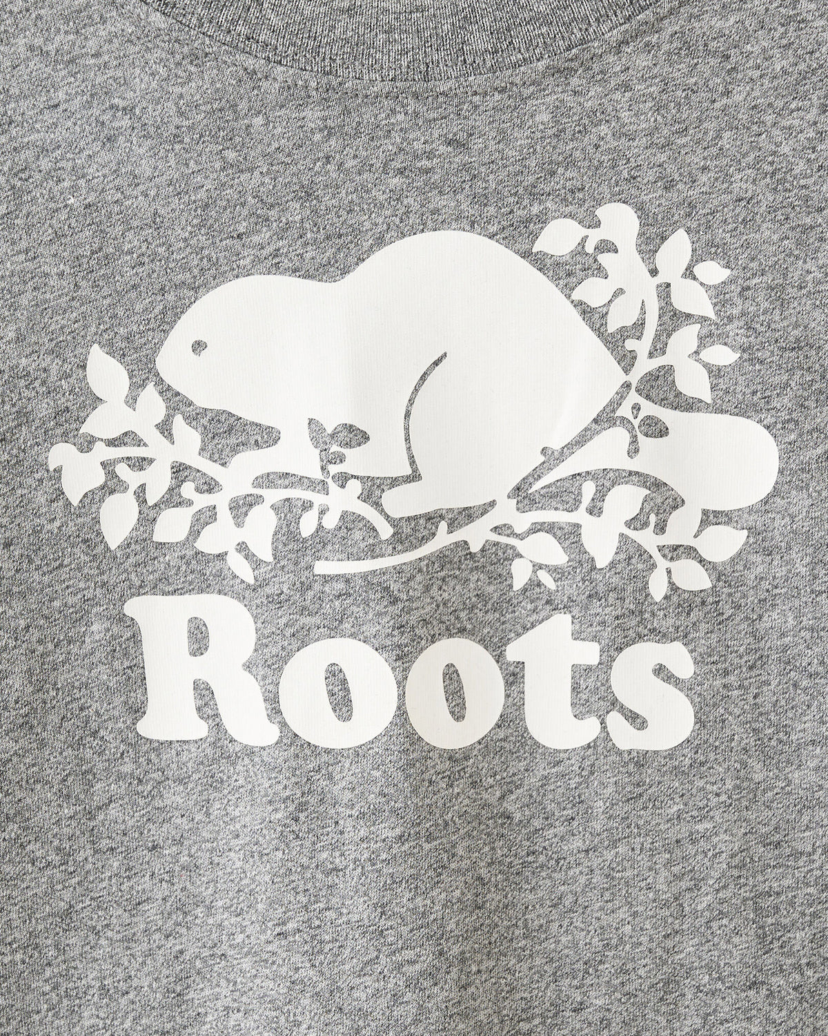 Toddler Organic Original Cooper Beaver Long Sleeve T-Shirt / SALT & PEPPER