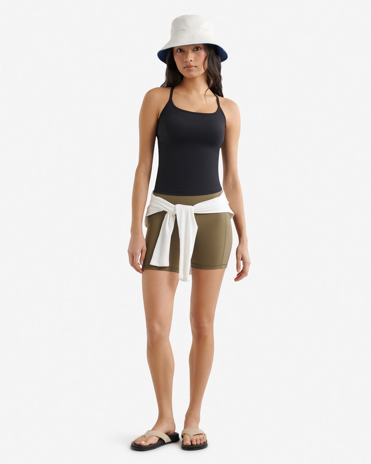 Restore Stretch Cami Tank / BLACK