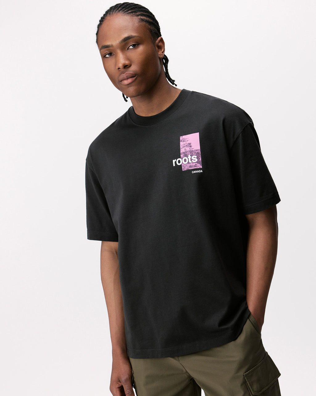 Mens Northern Trails T-Shirt / RAVEN