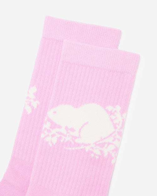 Adult Cooper Beaver Sock / COTTON CANDY