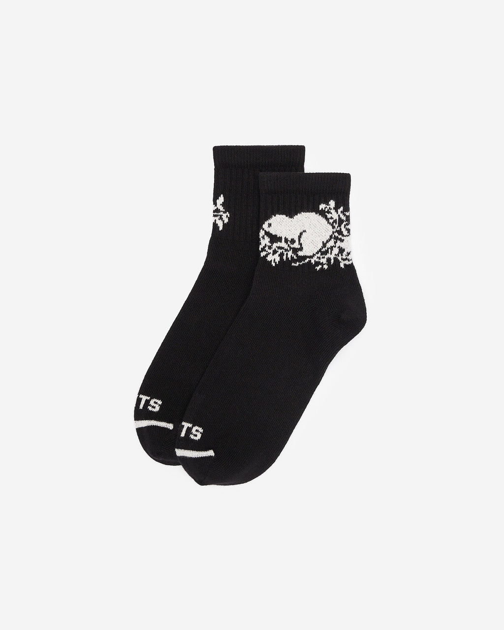Adult Cooper Beaver Ankle Sock / BLACK