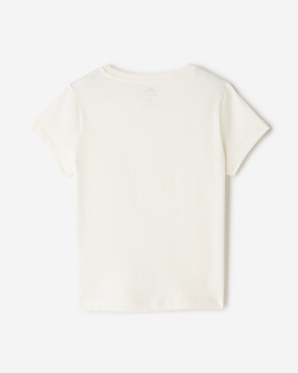 Kids Petal Pop Slim T-Shirt / EGRET