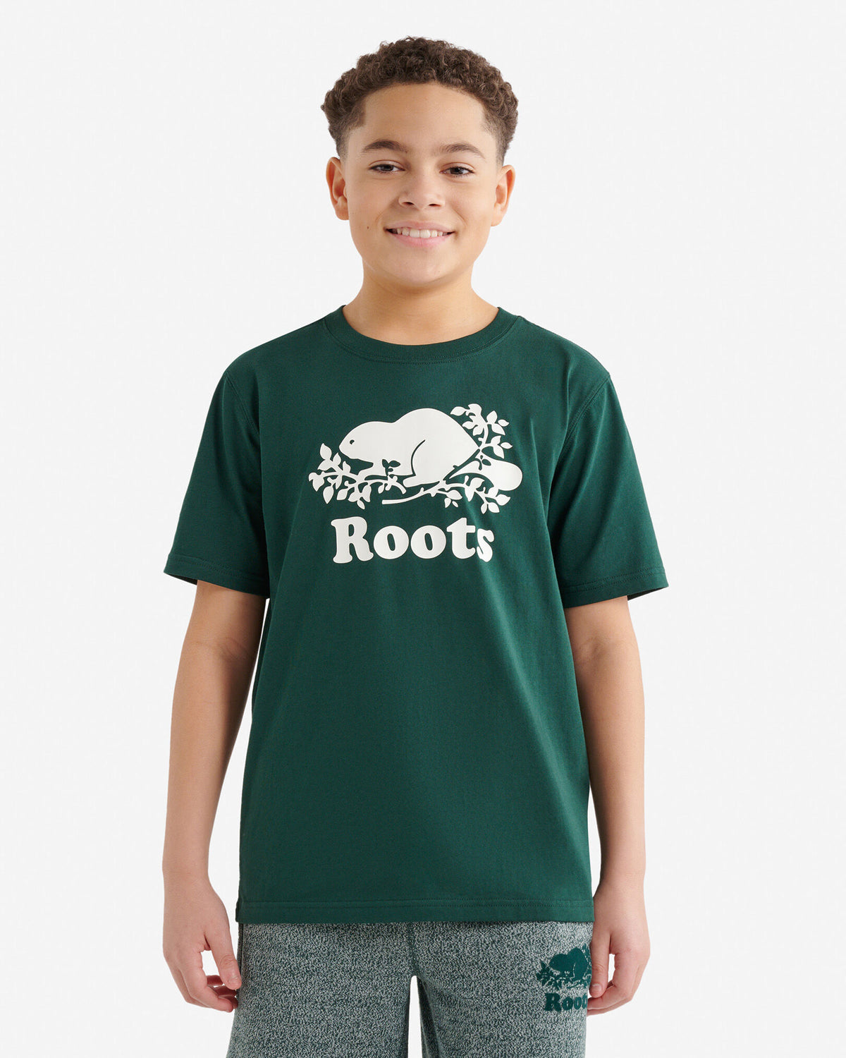 Kids Organic Original Cooper Beaver T-Shirt / VARSITY GREEN