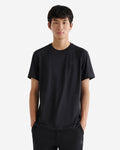 Renew Knit Short Sleeve Top / BLACK