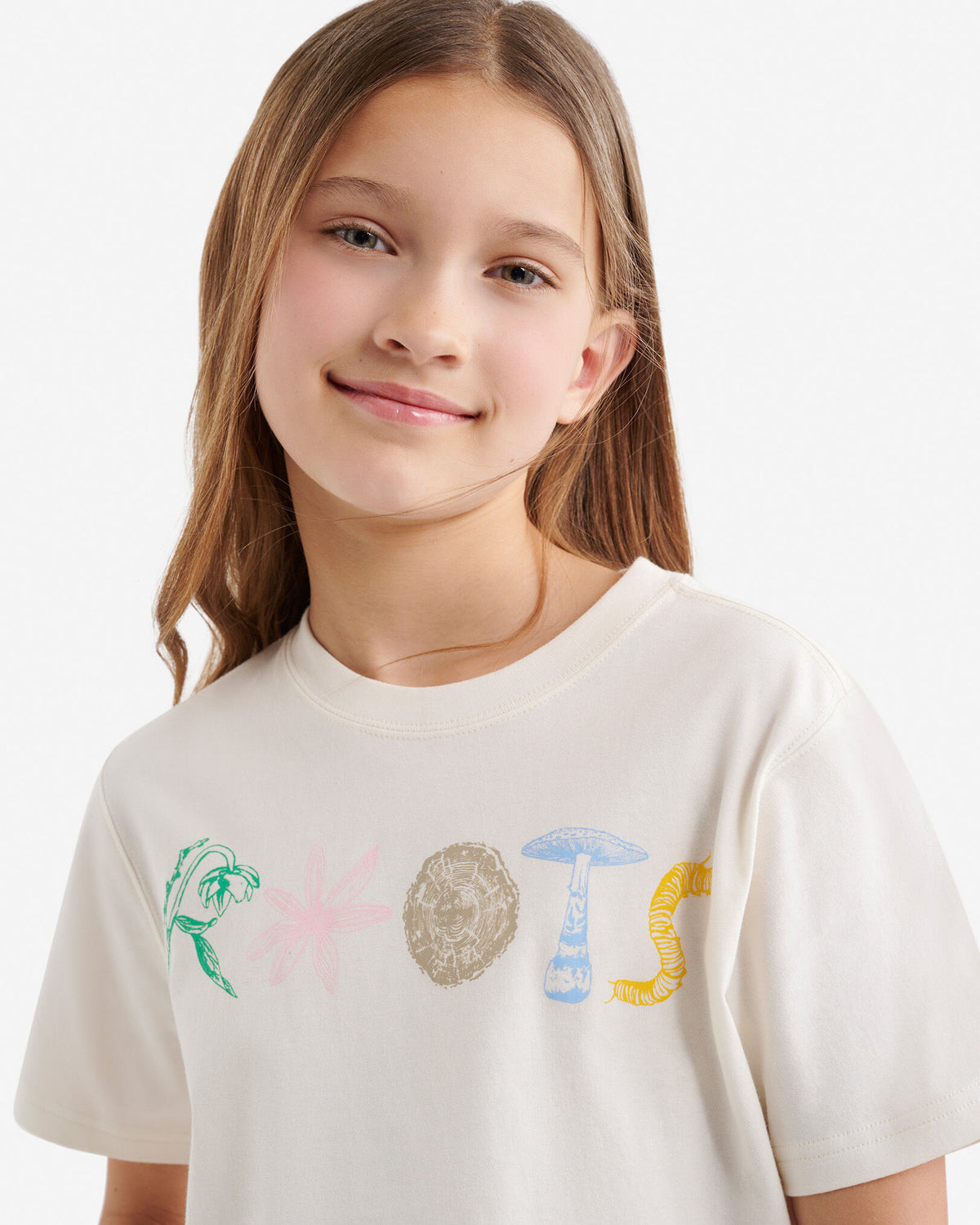 Kids Nature Stamps T-Shirt / EGRET