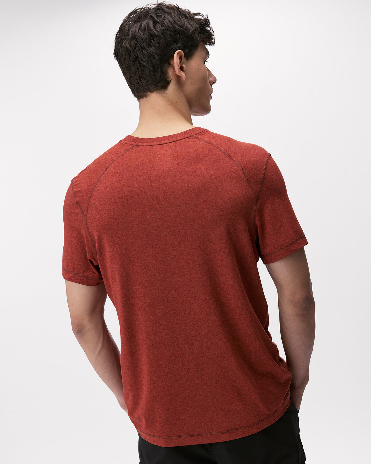 Renew Knit Short Sleeve Top / CANYON RED PEPPER