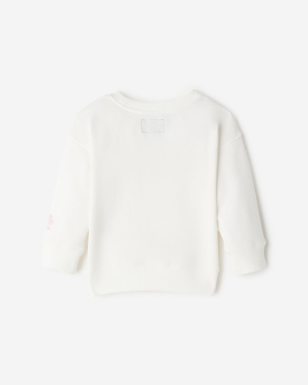 Baby Cozy Bear Crew Sweatshirt / EGRET
