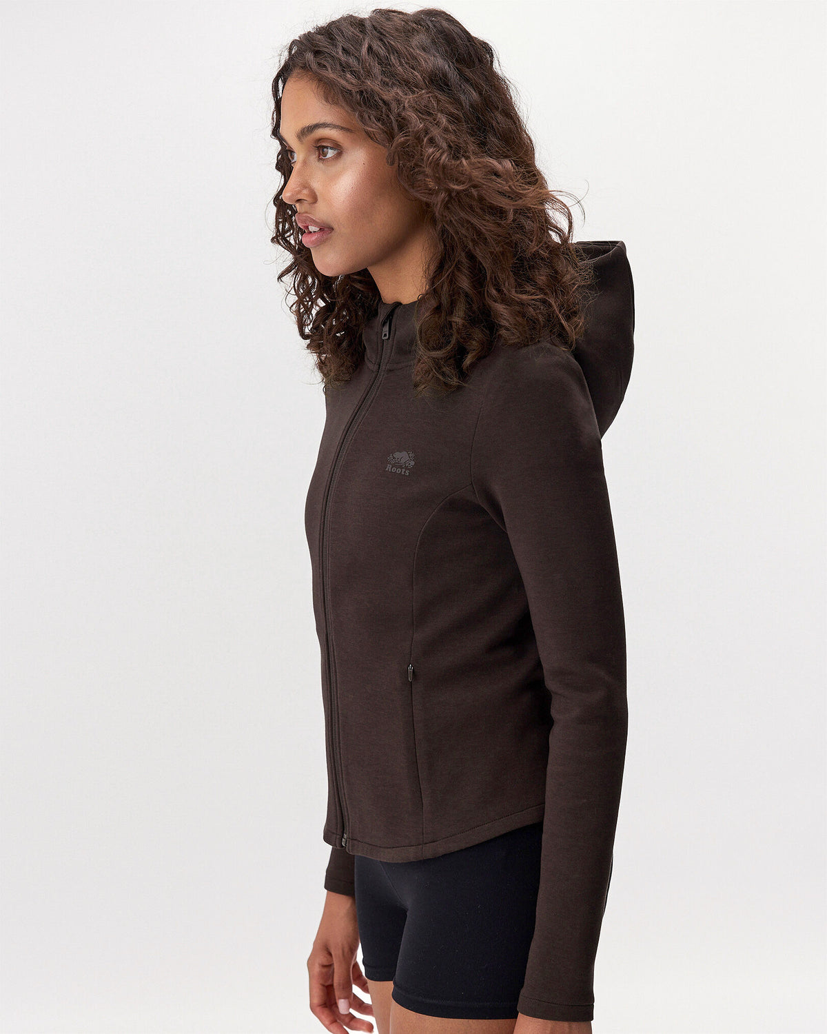 Roam Hooded Full Zip / BLACK COFFEE