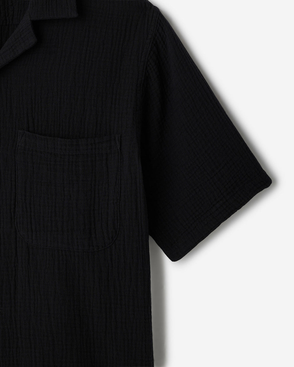 Isla Camp Shirt / BLACK